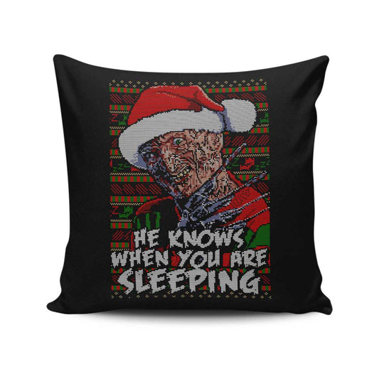 Ugly Nightmare Sweater - Throw Pillow