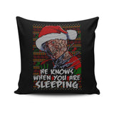 Ugly Nightmare Sweater - Throw Pillow