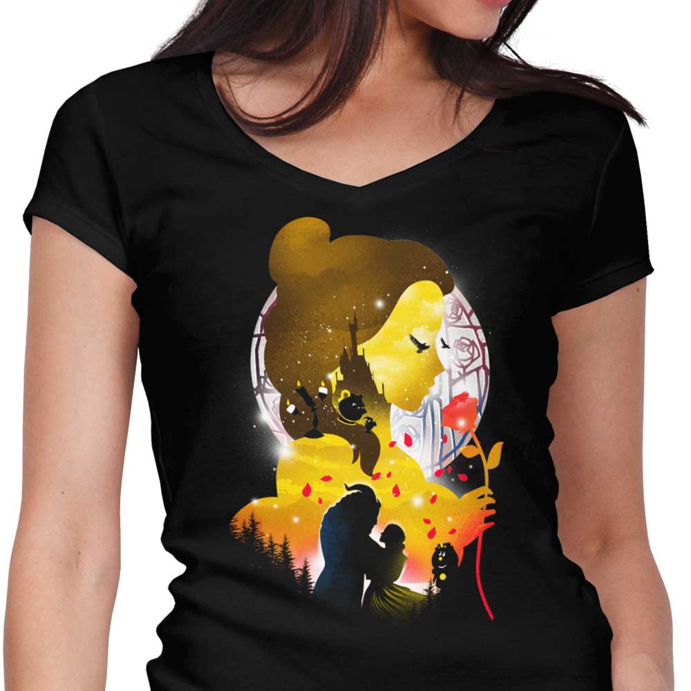 Village Princess Silhouette - Women's V-Neck