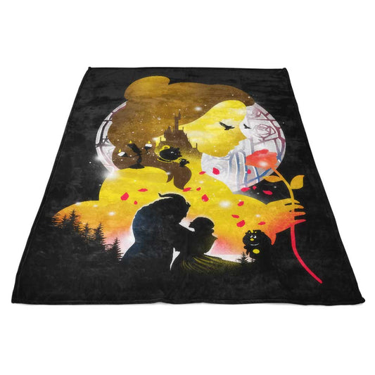 Village Princess Silhouette - Fleece Blanket