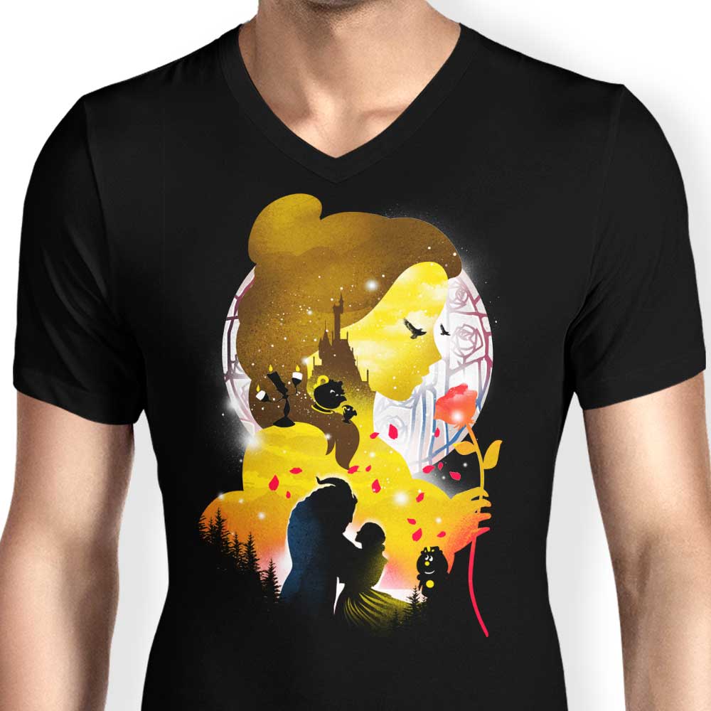 Village Princess Silhouette - Men's V-Neck