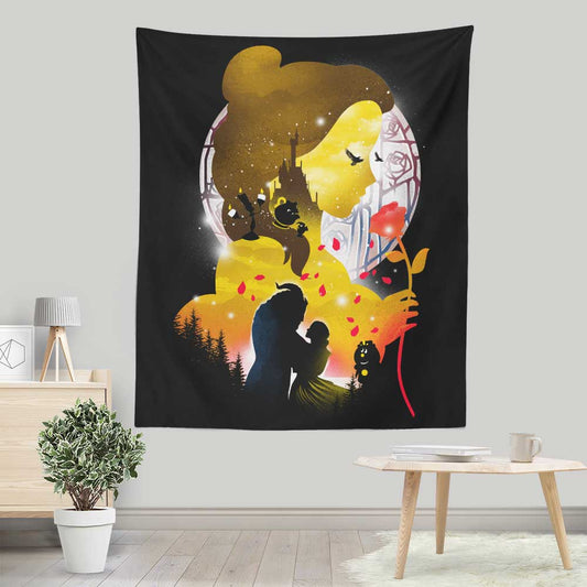 Village Princess Silhouette - Wall Tapestry