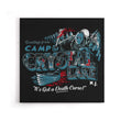 Visit Crystal Lake - Canvas Print