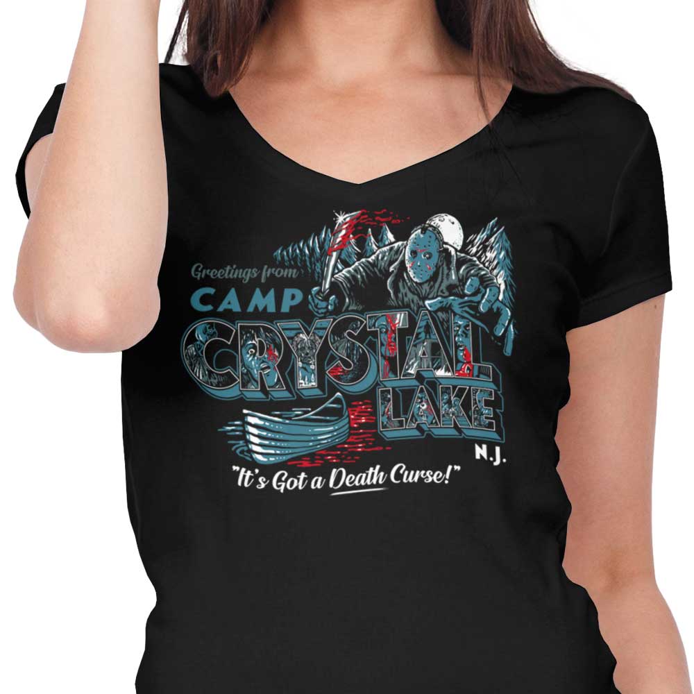 Visit Crystal Lake - Women's V-Neck