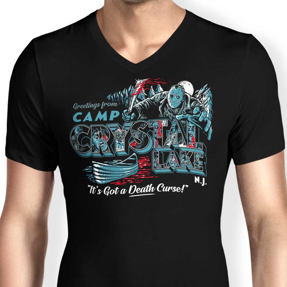 Visit Crystal Lake - Men's V-Neck