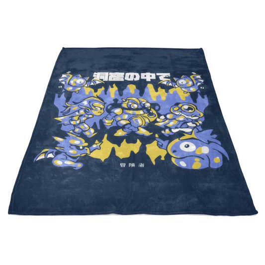 Walking the Caves - Fleece Blanket