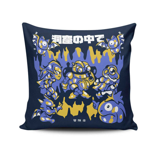 Walking the Caves - Throw Pillow