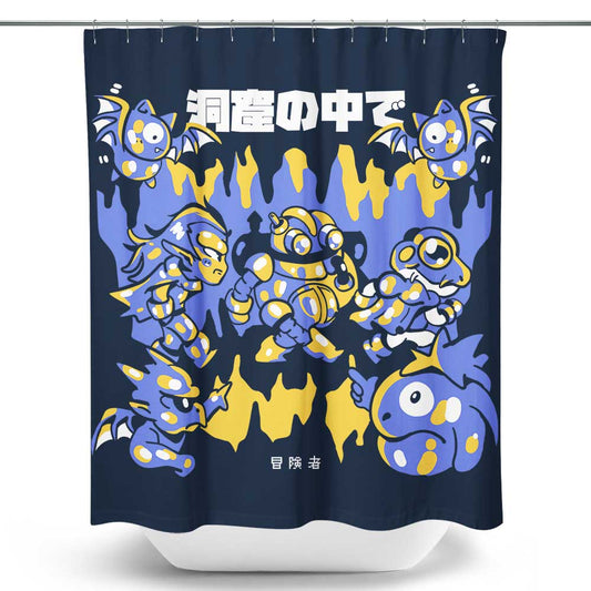 Walking the Caves - Shower Curtain