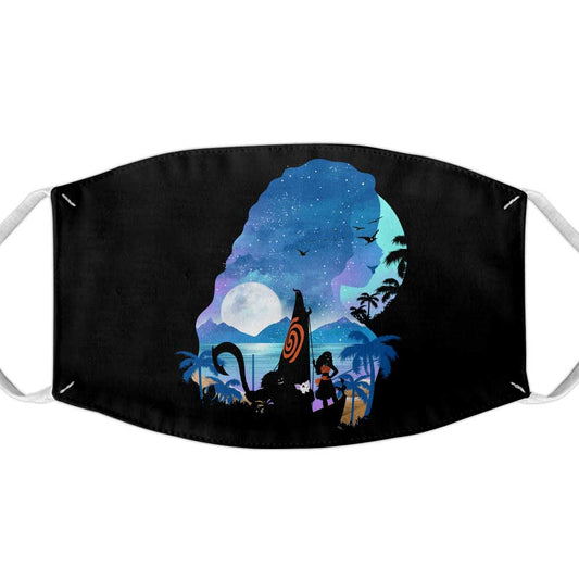 Wandering Princess Silhouette - Face Mask