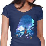 Wandering Princess Silhouette - Women's V-Neck