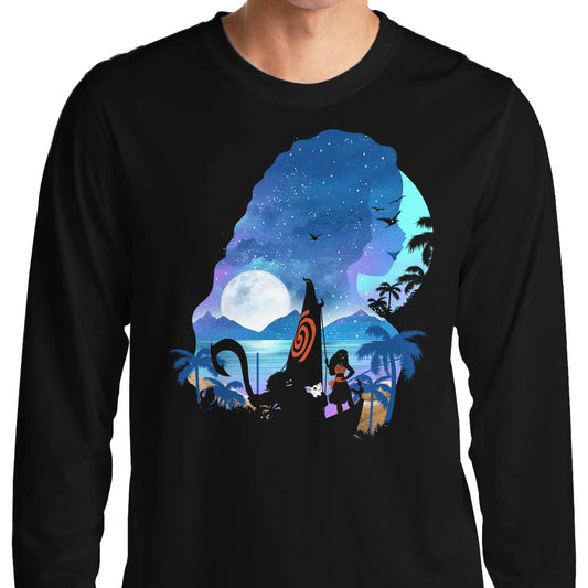 Wandering Princess Silhouette - Long Sleeve T-Shirt