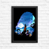 Wandering Princess Silhouette - Posters & Prints