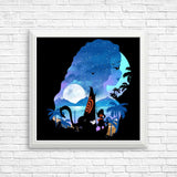 Wandering Princess Silhouette - Posters & Prints