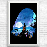 Wandering Princess Silhouette - Posters & Prints