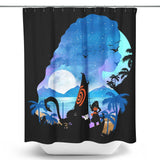 Wandering Princess Silhouette - Shower Curtain