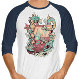 Water Game - 3/4 Sleeve Raglan T-Shirt