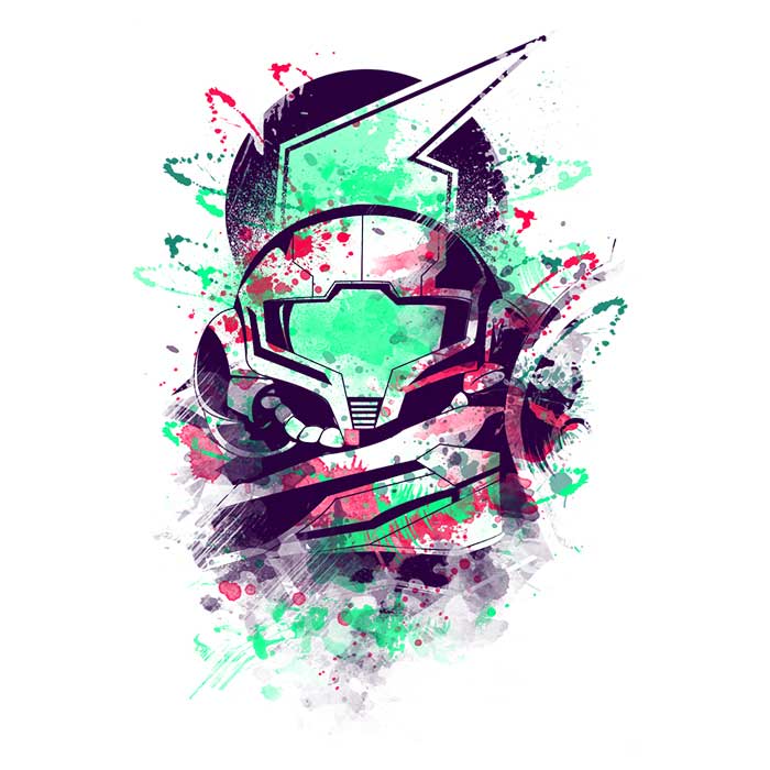 Watercolor Bounty Hunter - Ringer T-Shirt