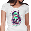 Watercolor Bounty Hunter - Women's V-Neck