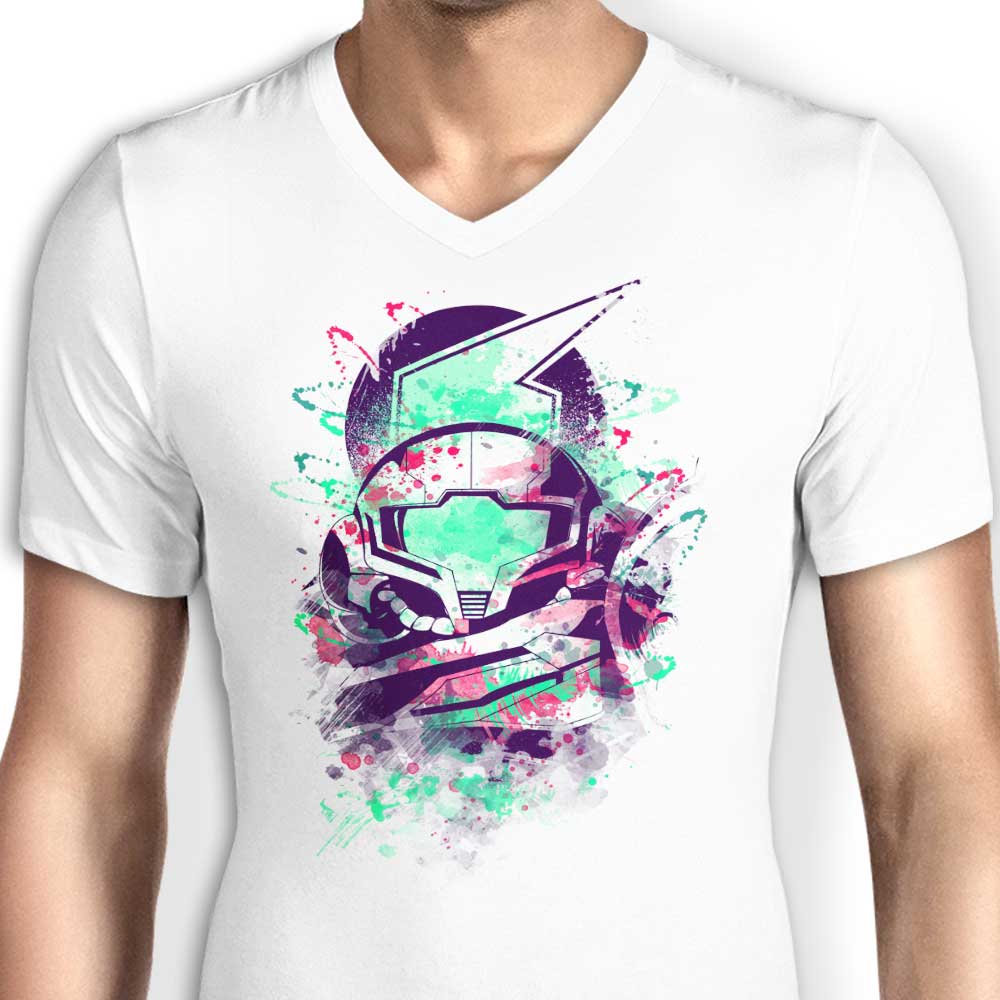 Watercolor Bounty Hunter - Men's V-Neck