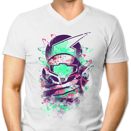 Watercolor Bounty Hunter - Men's V-Neck