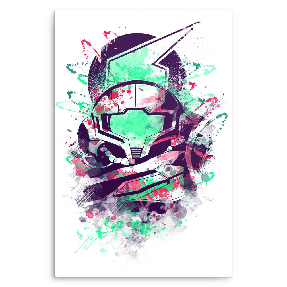 Watercolor Bounty Hunter - Metal Print