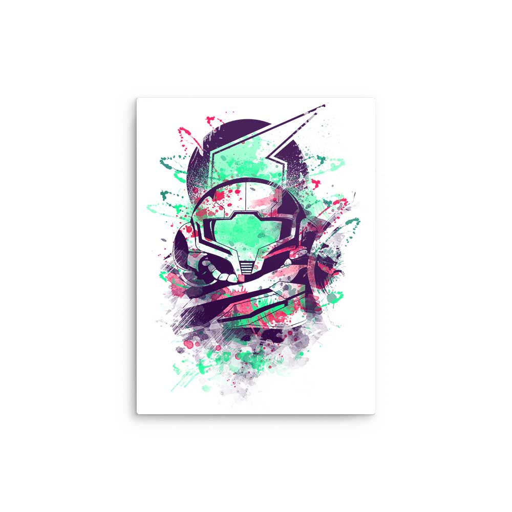 Watercolor Bounty Hunter - Metal Print