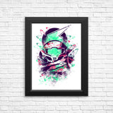 Watercolor Bounty Hunter - Posters & Prints