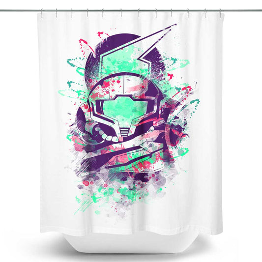 Watercolor Bounty Hunter - Shower Curtain