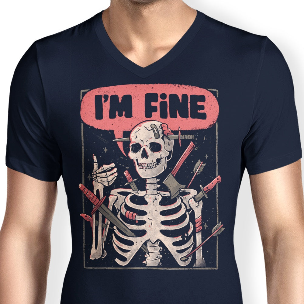 We're Fine - Men's V-Neck