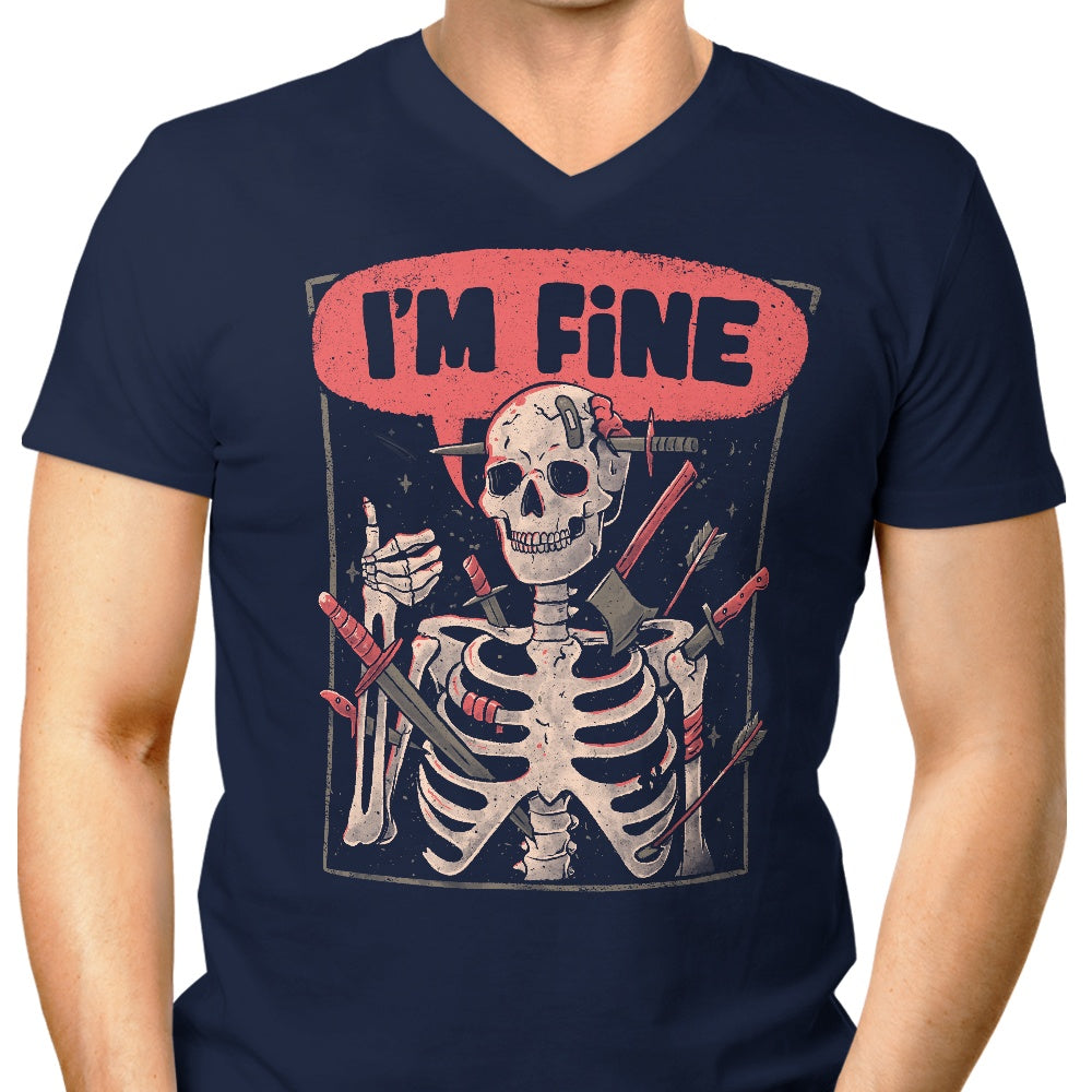 We're Fine - Men's V-Neck