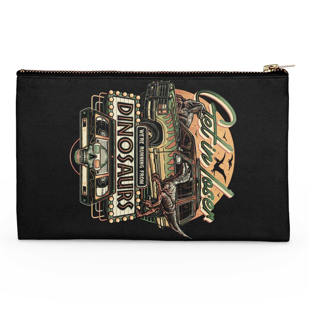 We're Running from Dinosaurs - Accessory Pouch