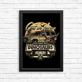 We're Running from Dinosaurs - Posters & Prints