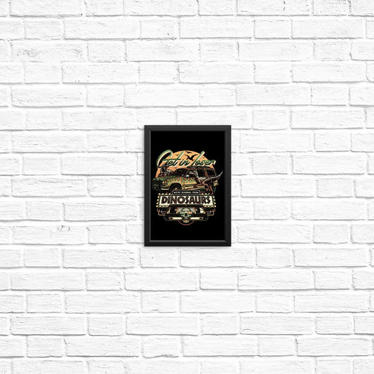 We're Running from Dinosaurs - Posters & Prints