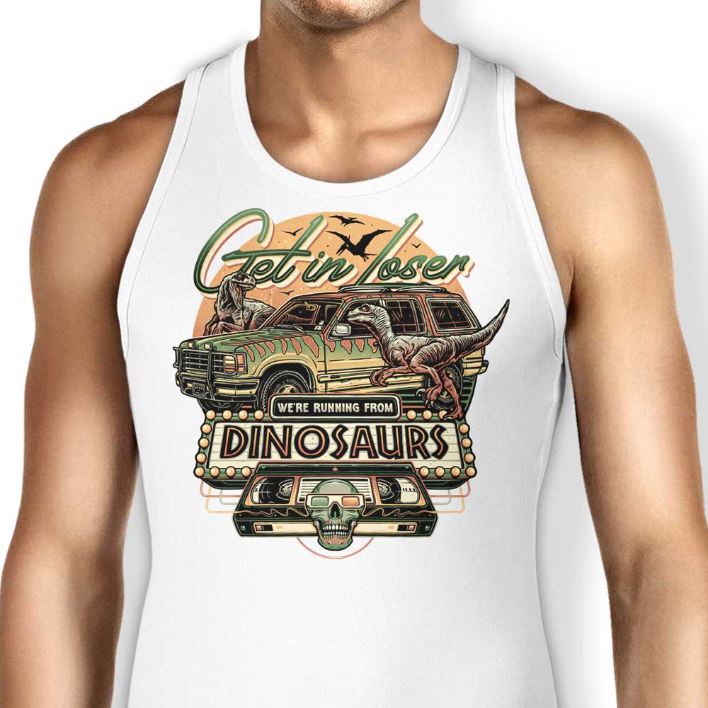 We're Running from Dinosaurs - Tank Top