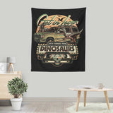 We're Running from Dinosaurs - Wall Tapestry