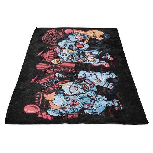 Where the Wild Clowns Are - Fleece Blanket