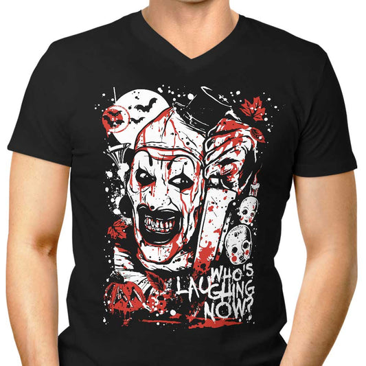 Who's Laughing Now - Men's V-Neck