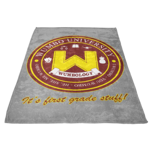 Wumbo University - Fleece Blanket