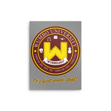 Wumbo University - Metal Print