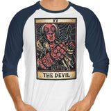 XV: The Devil - 3/4 Sleeve Raglan T-Shirt