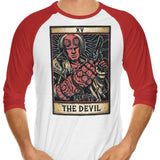 XV: The Devil - 3/4 Sleeve Raglan T-Shirt