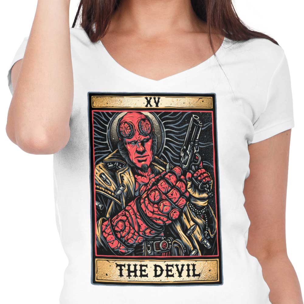 XV: The Devil - Women's V-Neck