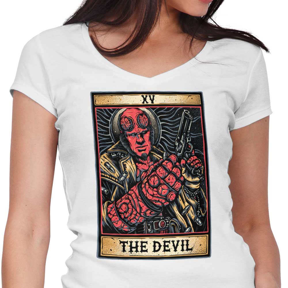 XV: The Devil - Women's V-Neck