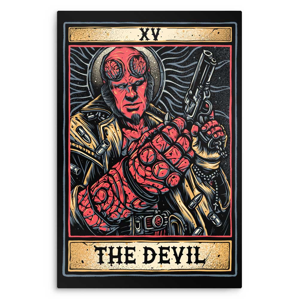 XV: The Devil - Metal Print