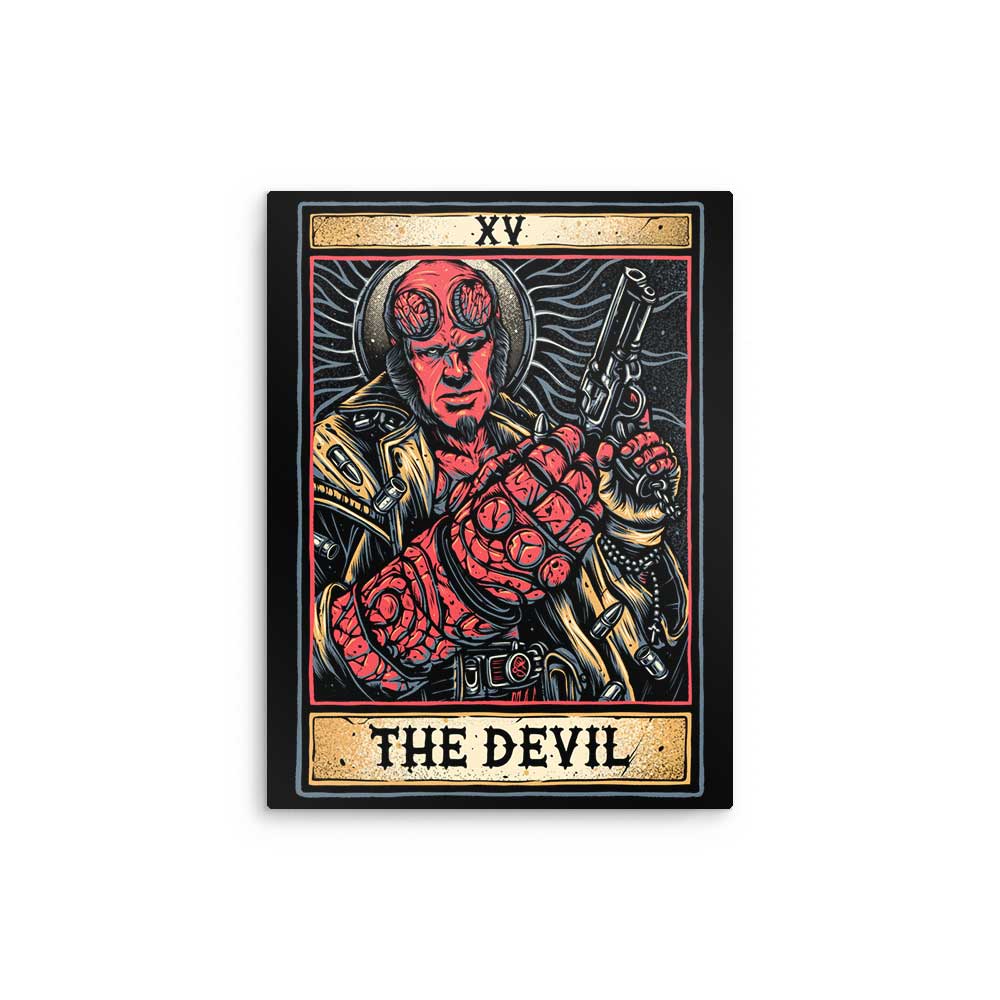 XV: The Devil - Metal Print