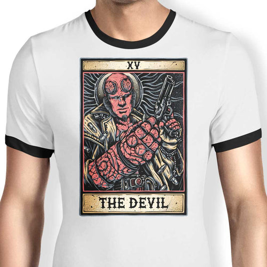 XV: The Devil - Ringer T-Shirt