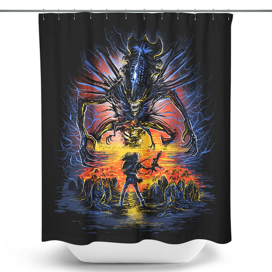 Xeno Shall Not Pass - Shower Curtain