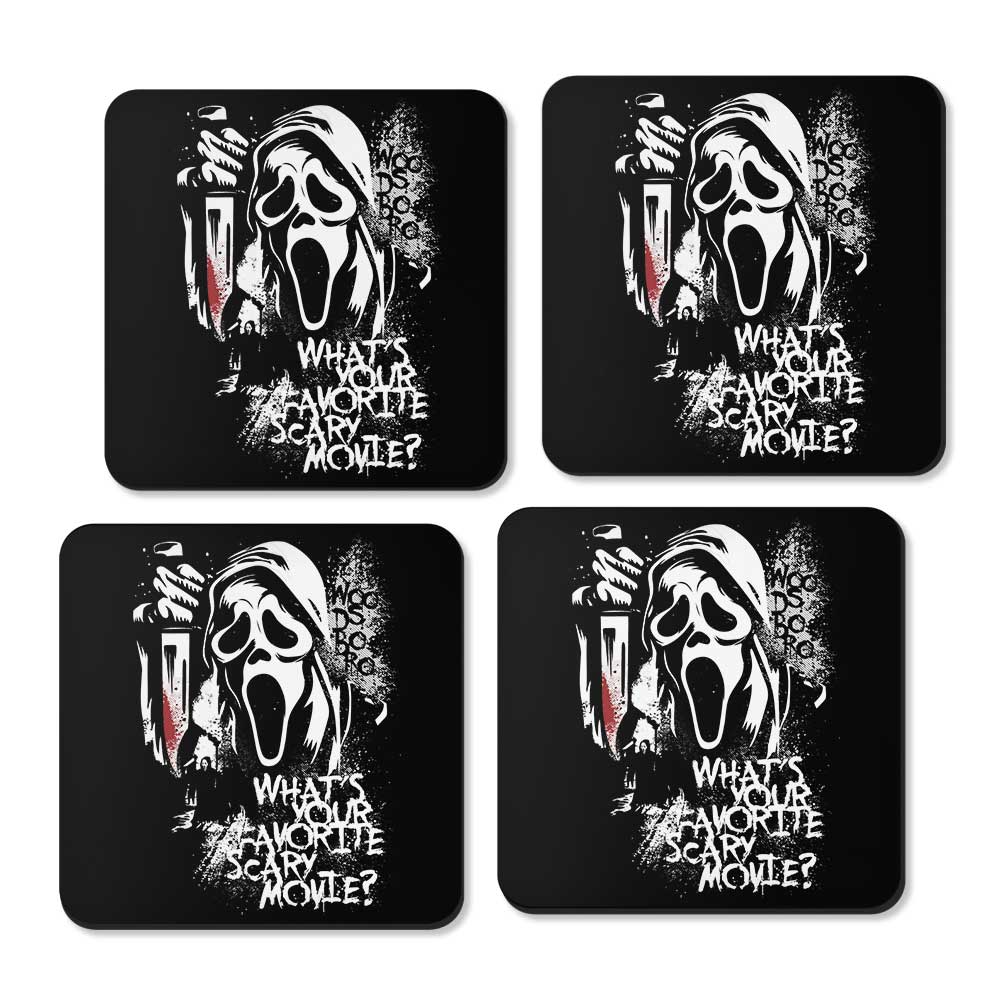 Your Favorite Scary Movie - Coasters