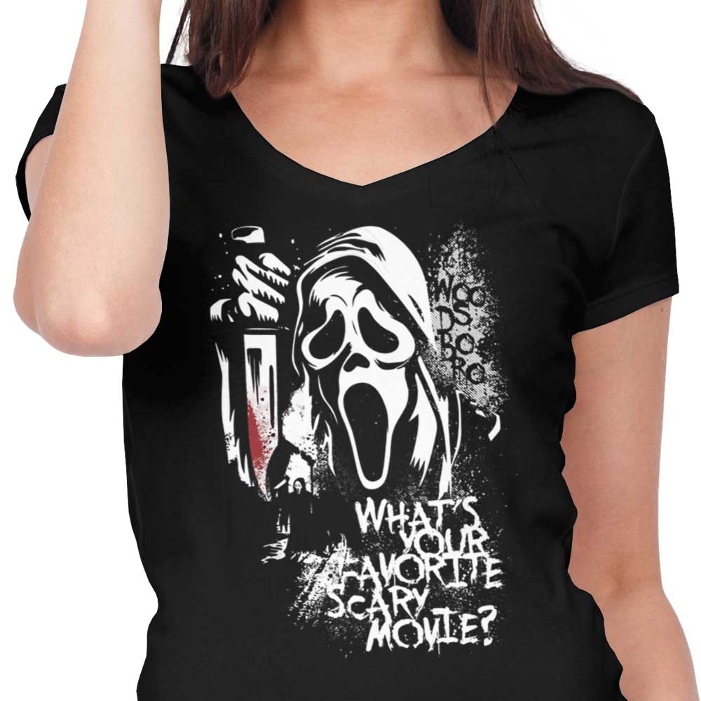 Your Favorite Scary Movie - Women's V-Neck