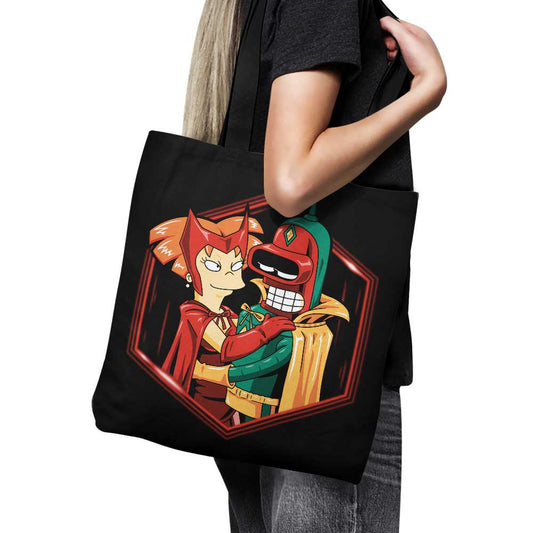 A Futuristic Couple - Tote Bag